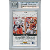 Ray Lewis Autographed 2019 Contenders Legacy #16 Trading Card Beckett 52981