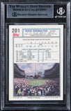 Yankees Buck Showalter Authentic Signed 1992 Topps #201 Card BAS Slabbed