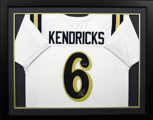 ERIC KENDRICKS AUTOGRAPHED UCLA BRUINS #6 FRAMED JERSEY COA