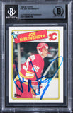 Flames Joe Nieuwendyk Authentic Signed 1998 Topps #16 Card BAS Slabbed