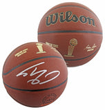 Lakers Shaquille O'Neal Signed Wilson Trophy Series Basketball BAS Witnessed