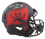 Buccaneers Devin White "FTC" Signed Eclipse Full Size Speed Rep Helmet BAS Wit