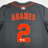 Autographed/Signed Willy Adames SF Giants Authentic Jersey Fanatics MLB COA