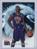 Kevin Garnett Signed 2000 Team USA Olympic Jersey (Beckett) 2008 Champion Celtic