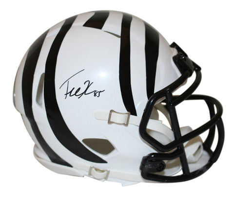 Tee Higgins Signed Cincinnati Bengals 2022 Alternate White Mini Helmet BAS 39059