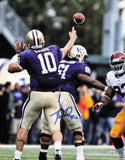 Jake Locker Autographed Signed 11x14 Photo Washington Huskies MCS Holo #64141