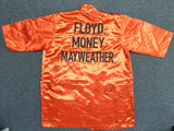 FLOYD MAYWEATHER JR. AUTHENTIC AUTOGRAPHED SIGNED RED BOXING ROBE BECKETT 121818