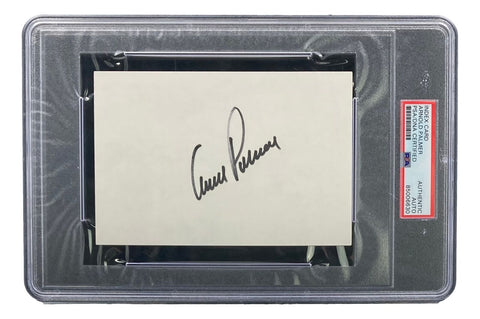 Arnold Palmer Signed Slabbed Index Card PSA/DNA