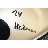 Travis Hunter Signed Colorado Buffaloes Pro Helmet Heisman Beckett Witness 51406