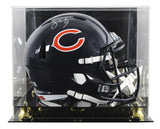Bears Jim McMahon Signed Full Size Speed Rep Helmet W/ Case BAS Witnessed