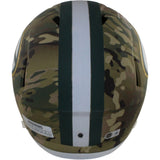 Jordan Love Autographed Green Bay Packers F/S Camo Helmet Beckett Witness 57148