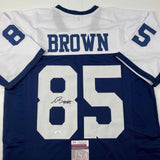 Autographed/Signed Noah Brown Dallas Thanksgiving Day Football Jersey JSA COA
