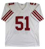 Abdul Carter Authentic Signed White Pro Style Jersey Autographed BAS Witnessed