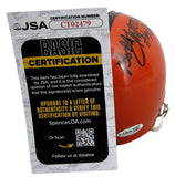 Bobby Mitchell HOF Signed/Inscribed Browns Mini Football Helmet JSA 213144
