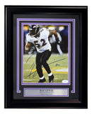 Ray Lewis Signed Framed 8x10 Baltimore Ravens Photo JSA Hologram