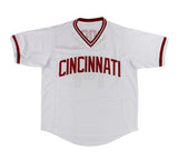 Pete Rose Signed Cincinnati Custom White Jersey