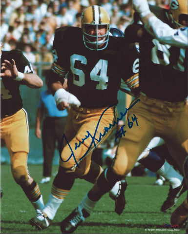 Packers JERRY KRAMER Signed 8x10 Photo #5 AUTO - 5 x NFL Champ - GBP HOF