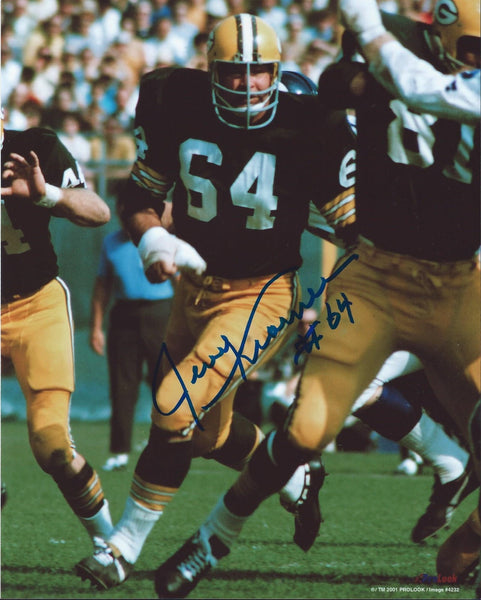 Packers JERRY KRAMER Signed 8x10 Photo #5 AUTO - 5 x NFL Champ - GBP HOF