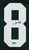 Wesley Walls Signed Green Bay Custom Green Jersey