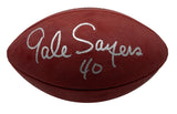 Gale Sayers HOF Signed Official Wilson NFL Football Bears JSA 214106