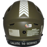 Jerome Bettis Signed Pittsburgh Steelers Pro Salute Flex Helmet Beckett 40587