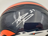 STEVE ATWATER AUTOGRAPHED DENVER BRONCOS FULL SIZE REPLICA HELMET BECKETT 178094