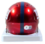 Tommy DeVito Autographed/signed Flash Mini Helmet Giants Beckett 184873