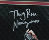 Thug Rose Namajunas Signed Framed 8x10 UFC Photo vs Paige Vanzant JSA