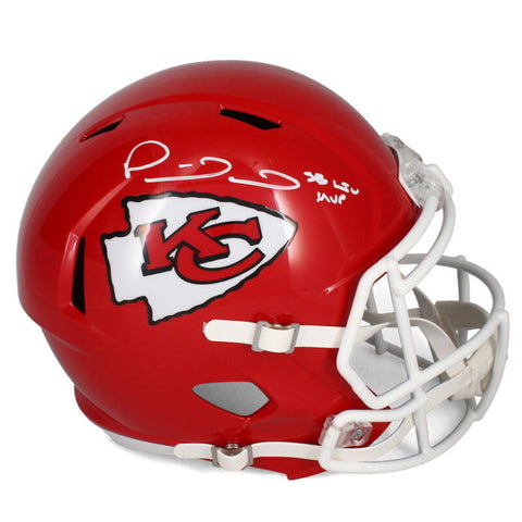 Patrick Mahomes Autographed "SB LIV MVP" Chiefs Full Size Speed Helmet Beckett