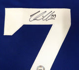 Lightning Victor Hedman Autographed Signed Blue CCM Jersey Beckett QR #BP55345