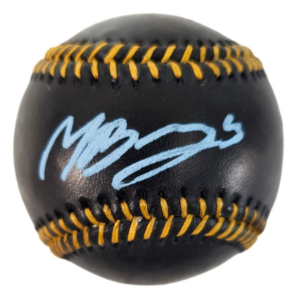 Moises Ballesteros Chicago Cubs Signed Official Black Leather MLB Baseball BAS