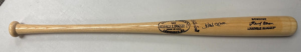 Braves HANK AARON Signed Louisville Slugger Game Model Bat AUTO #2 - JSA