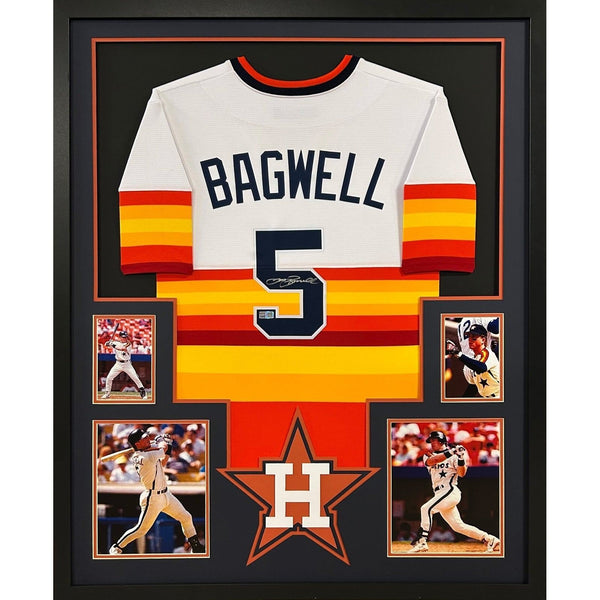 Jeff Bagwell Autographed Signed Framed Houston Astros Jersey TRISTAR
