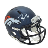 Troy Franklin Autographed Denver Broncos Speed Mini Helmet Beckett Witnessed