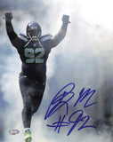 Brandon Mebane Autographed Signed 8x10 Photo Seattle Seahawks MCS Holo #63326