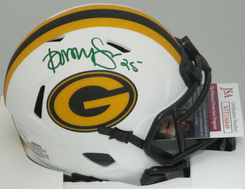 Packers DORSEY LEVENS Signed Riddell LUNAR Speed Mini Helmet AUTO - JSA