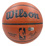 Gary Payton Seattle Supersonics Signed Wilson NBA I/O Basketball BAS