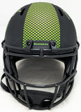 Tyler Lockett Autographed Twice Seahawks Eclipse Full Size Helmet (Smudge) 82185