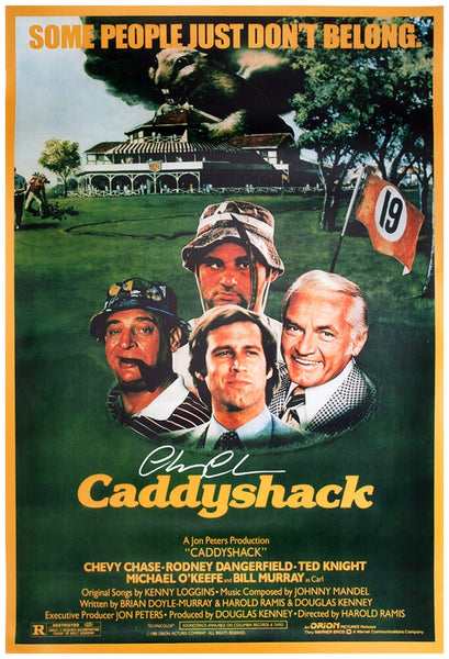 Chevy Chase Signed National Lampoon's Vacation 27x40 Movie Poster (SCHWARTZ COA)