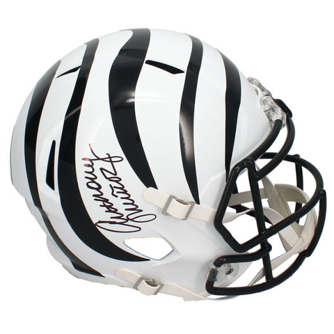 Anthony Munoz Autographed Cincinnati Bengals Full Size Speed Helmet Beckett