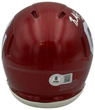 Baker Mayfield Autographed Oklahoma Sooners Football Mini Helmet Beckett Heisman