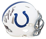 Colts D.J. Giddens Authentic Signed Speed Mini Helmet Autographed BAS Witnessed