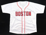 Manny Ramirez Signed Boston Red Sox Career Highlight Stat Jersey (Beckett) OF/DH