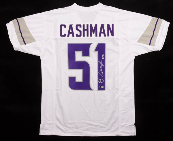 Blake Cashman Signed Minnesota Vikings Jersey (Beckett) Starting Linebacker