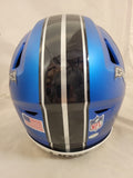 BARRY SANDERS SIGNED DETROIT LIONS 2024 ALTERNATE SPEEDFLEX HELMET SCHWARTZ COA