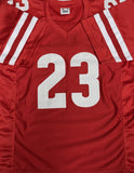 JONATHAN TAYLOR - Signed Custom Red Jersey AUTO - Wisconsin Badgers - BAS