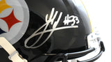 Jack Sawyer Signed Pittsburgh Steelers F/S Speed Helmet - Beckett W Holo *Silver