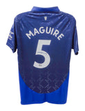 Harry Maguire Signed Manchester United Adidas Blue Soccer Jersey (Beckett)