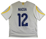 Rams Puka Nacua Authentic Signed Bone Nike Limited Jersey Autographed Fanatics