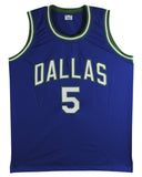 Jason Kidd Authentic Signed Blue Pro Style Jersey BAS Wit #2W241047